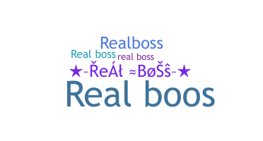 နာမ်မြောက်မည့်အမည် - realboss