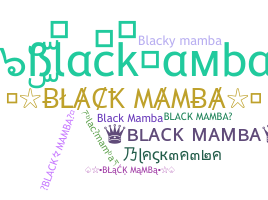 နာမ်မြောက်မည့်အမည် - blackmamba