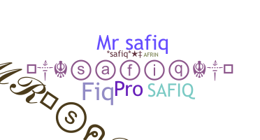 နာမ်မြောက်မည့်အမည် - Safiq
