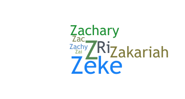 နာမ်မြောက်မည့်အမည် - Zachariah