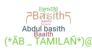 နာမ်မြောက်မည့်အမည် - Basith