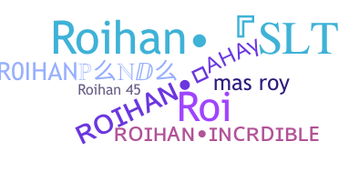 နာမ်မြောက်မည့်အမည် - Roihan