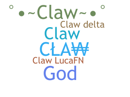 နာမ်မြောက်မည့်အမည် - CLAW