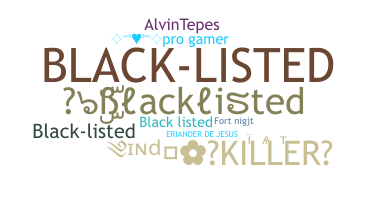 နာမ်မြောက်မည့်အမည် - Blacklisted