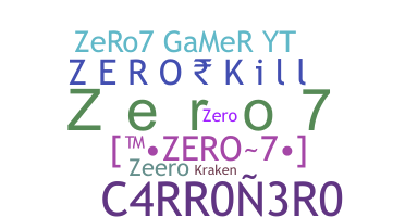 နာမ်မြောက်မည့်အမည် - Zero7