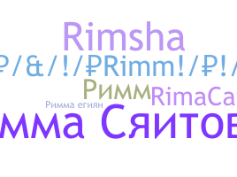နာမ်မြောက်မည့်အမည် - Rimma