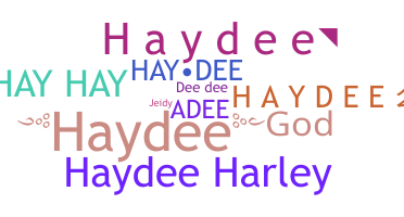 နာမ်မြောက်မည့်အမည် - haydee