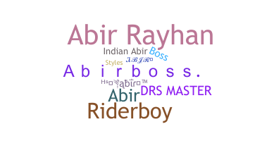 နာမ်မြောက်မည့်အမည် - Abirboss