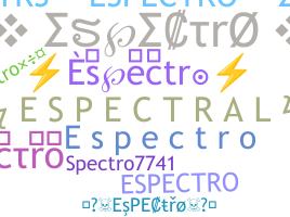 နာမ်မြောက်မည့်အမည် - Espectro