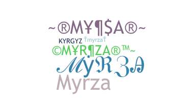 နာမ်မြောက်မည့်အမည် - myrza