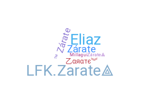 နာမ်မြောက်မည့်အမည် - Zarate