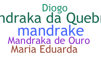 နာမ်မြောက်မည့်အမည် - Mandrake