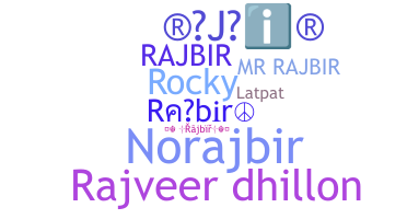 နာမ်မြောက်မည့်အမည် - Rajbir