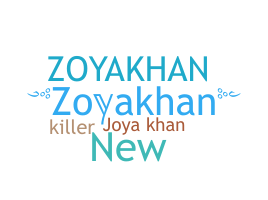 နာမ်မြောက်မည့်အမည် - Zoyakhan