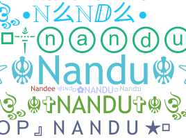 နာမ်မြောက်မည့်အမည် - Nandu