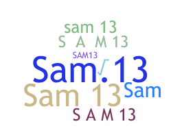 နာမ်မြောက်မည့်အမည် - Sam13
