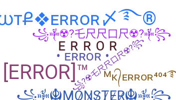 နာမ်မြောက်မည့်အမည် - Error