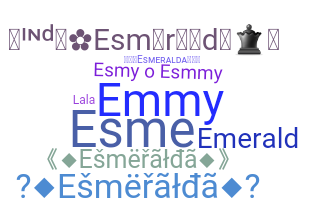 နာမ်မြောက်မည့်အမည် - Esmeralda