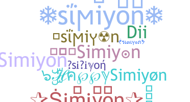 နာမ်မြောက်မည့်အမည် - simiyon