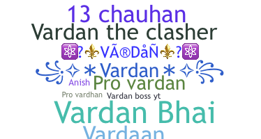နာမ်မြောက်မည့်အမည် - Vardan