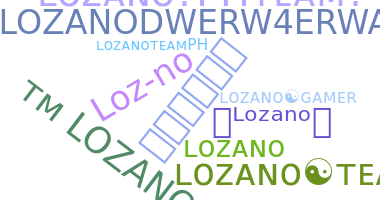 နာမ်မြောက်မည့်အမည် - Lozano