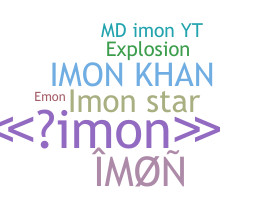 နာမ်မြောက်မည့်အမည် - Imon