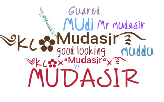 နာမ်မြောက်မည့်အမည် - Mudasir