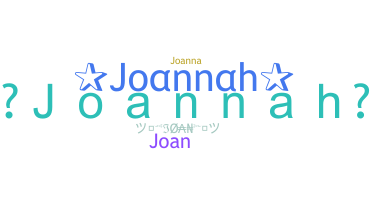 နာမ်မြောက်မည့်အမည် - Joannah