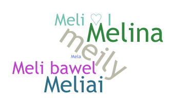 နာမ်မြောက်မည့်အမည် - Melii
