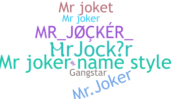 နာမ်မြောက်မည့်အမည် - MrJocker