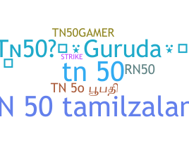 နာမ်မြောက်မည့်အမည် - TN50
