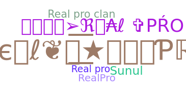 နာမ်မြောက်မည့်အမည် - Realpro
