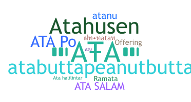 နာမ်မြောက်မည့်အမည် - ATA