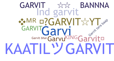 နာမ်မြောက်မည့်အမည် - Garvit