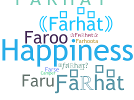နာမ်မြောက်မည့်အမည် - Farhat