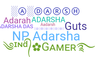 နာမ်မြောက်မည့်အမည် - Adarsha