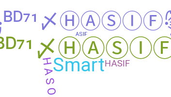 နာမ်မြောက်မည့်အမည် - Hasif