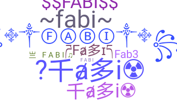 နာမ်မြောက်မည့်အမည် - Fabi