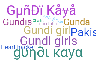 နာမ်မြောက်မည့်အမည် - Gundi