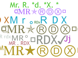 နာမ်မြောက်မည့်အမည် - MRRDX