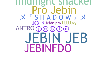 နာမ်မြောက်မည့်အမည် - Jebin