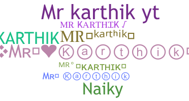 နာမ်မြောက်မည့်အမည် - Mrkarthik