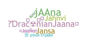 နာမ်မြောက်မည့်အမည် - Jaana