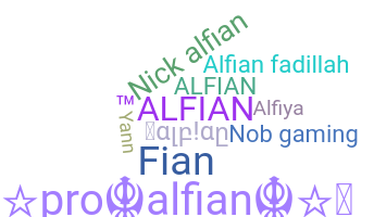 နာမ်မြောက်မည့်အမည် - Alfian