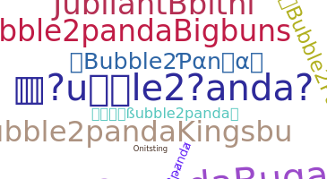 နာမ်မြောက်မည့်အမည် - Bubble2panda