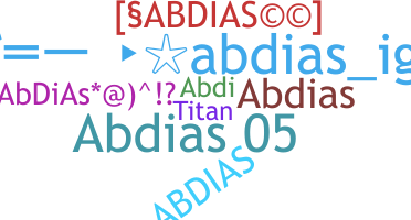 နာမ်မြောက်မည့်အမည် - abdias