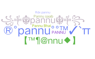 နာမ်မြောက်မည့်အမည် - Pannu