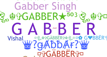 နာမ်မြောက်မည့်အမည် - gabber