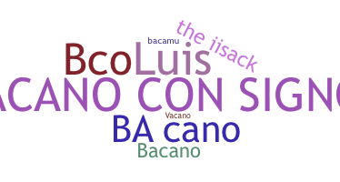 နာမ်မြောက်မည့်အမည် - bacano