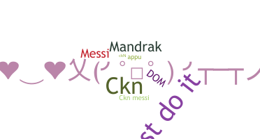 နာမ်မြောက်မည့်အမည် - ckN